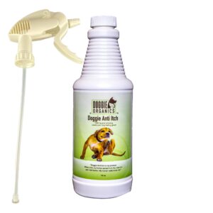 doggie anti itch | paw licking and scratching | itch relief spray for dogs | soothes raw skin and hot spots | helps dandruff-like coat | pleasant smell