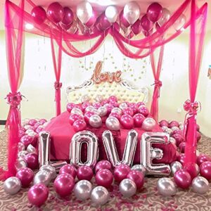 Tulle Bolt Fabric for Wedding Birthday Party Backdrop Decoration DIY Wedding Organza Chair Sashes 54" by 40 Yards (C03)