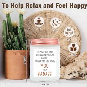 Get Well Soon Gifts for Women Men, After Surgery Gifts, Cancer Gifts, Feel Better Gifts, Humor Sympathy, Inspirational, Encouragement Candle Gifts for You Loved, Lavender Scented Soy Candle