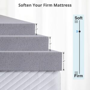 Maxzzz 2 Inch Mattress Topper Full,Gel Memory Foam Mattress Topper Double Bed Topper for Soft & Cooling Sleep, Pressure Relieve, CertiPUR-US Certified