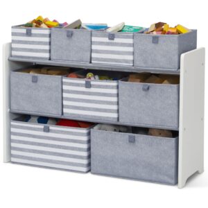 GAP GapKids Deluxe Toy Organizer - Greenguard Gold Certified, Grey/White