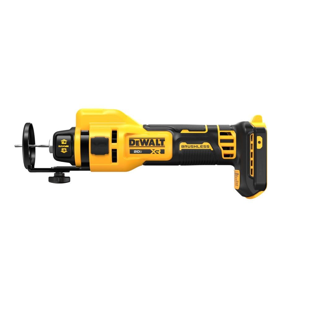 DEWALT 20V MAX XR Brushless Drywall Screw Gun and Cut-Out Tool Combo Kit with 2 Batteries and Charger Included (DCK265D2)