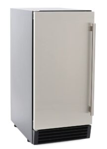 maxx ice mim50p-ada, built-in indoor clear ice machine, ada compliant, 15", 65 lbs, in stainless steel