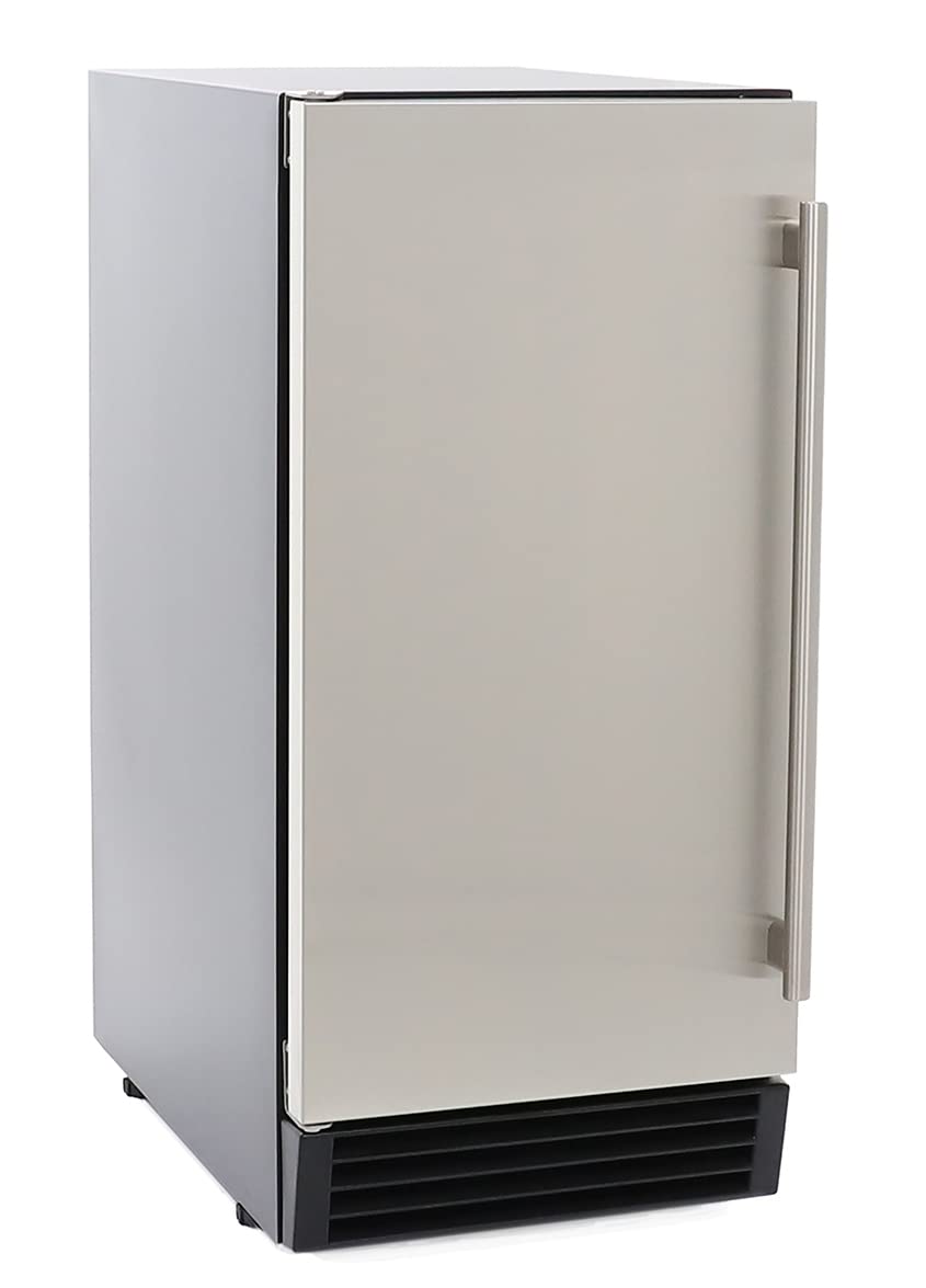 Maxx Ice MIM50P-ADA, Built-in Indoor Clear Ice Machine, ADA Compliant, 15", 65 lbs, in Stainless Steel