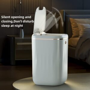 CARTBAE 5.2 Gallon Large Capacity Intelligent Sensing Trash Can Sturdy and Durable Trash Bin Fully Sealed Bathroom Kitchen Bedroom GarbageCan