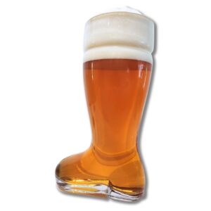 das boot glass beer mug 2.5 liter - bachelor party, beer octoberfest - huge fits 6 beers - christmas beer drinker gift