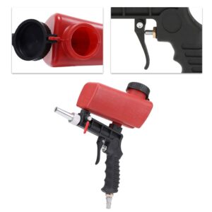 Acouto Sandblaster Sand Blaster Gun kit Pneumatic Sandblasting Gun Small Handheld Sand Blaster Machine