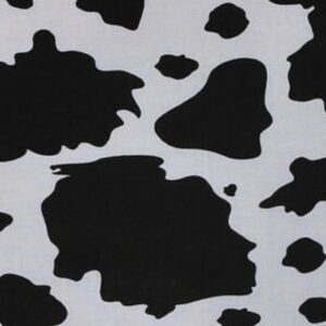 Cow Print Novelty Cotton Fabric Precut - One Yard