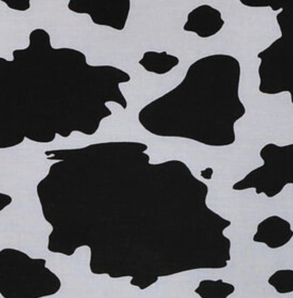 Cow Print Novelty Cotton Fabric Precut - One Yard