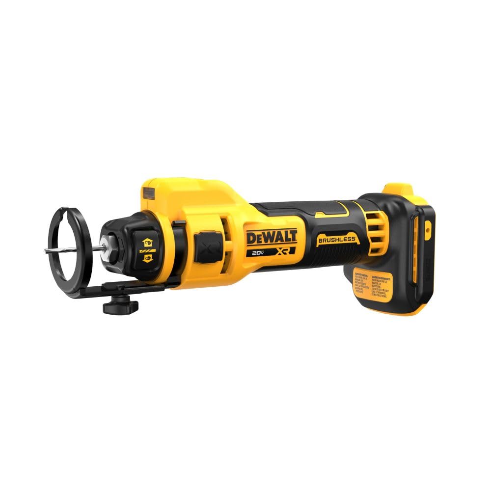 DEWALT 20V MAX XR Brushless Drywall Screw Gun and Cut-Out Tool Combo Kit with 2 Batteries and Charger Included (DCK265D2)