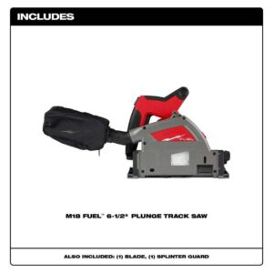 MGIAONSG for Milwaukee 2831-20 M18 FUEL 18V 6-1/2" Cordless Plunge Track Saw - Bare Tool