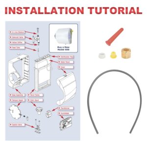 Replacement Humidifier Parts Feeding Tube Supplies Humidifier Feed Tube Assembly Model 4335 for fit Aprilaire 400&500&600