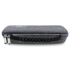 Ever Ready First Aid Stethoscope Case, Grey, with Rubber Grip Handle, Includes a Dual Head Stethescope, Titanium Shears,and 2 Penlights Black & Silver