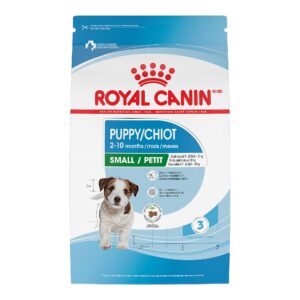 royal canin size health nutrition small breed dry puppy food, supports brain development, immune support, and digestive health, 14 lb bag