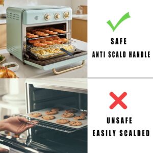 Air Fryer Convection Toaster Oven Tray Extractor, Grills Extractor, Grills Clip, Oven Clip, Oven Food Clip, Oven Tray Handle, Scald Resistant Clip, Common to Trays and Grills, Used to Quickly Remove