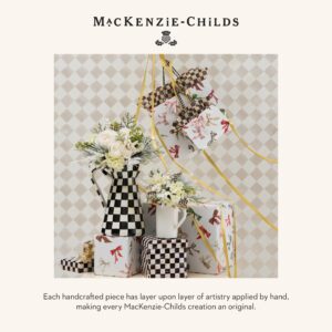 MACKENZIE-CHILDS 2-Pack Courtly Check Gift Wrap, Checkered Wrapping Paper, 60" Long