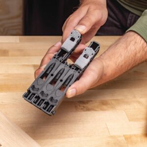 Kreg KPHJ230 - Kreg Pocket-Hole Jig Micro - Micro Jig for Thin Stock, Cabinets, Drawers & Repairs - 33% Smaller Holes - For 1/2” & 3/4” Thick Materials - Holiday Home Improvement Gifts for Him