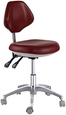 Dental Mobile Chair Doctor's Stool PU Leather Dentist Doctor Chair QY 90G