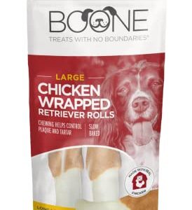 Boone Chicken Wrapped Retriever Rolls Large 2 ct 7.05 oz