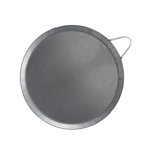 Comales Para Tortillas Grande Para Estufas for Tortillas y Quesadilla Carbon Steel Heavy Duty Metal Handle (11.5 Inch)