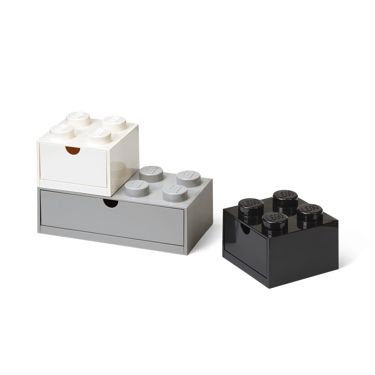 Room Copenhagen Lego Desk Drawer Set - Grey, Black, White…