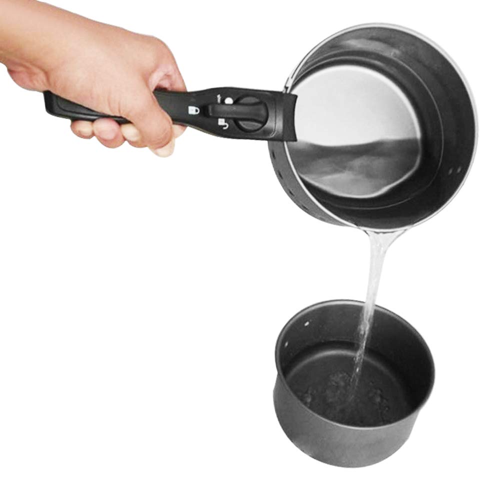 Removable Saucepan Handle, Bowl Pan Pot Anti Scalding Grip Handle Tool Replacement Suitable for Different Cookware