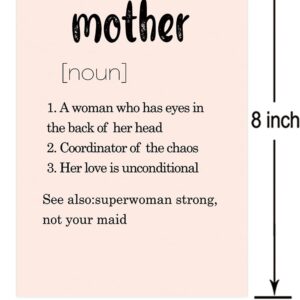 Tezivvo Funny Mother's Day Greeting Card Funny Birthday Greeting Card for Mom Mothers Day Gift for Mom Supermom Greeting Card Her Love is Unconditional