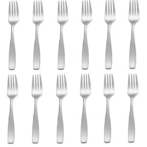 mikasa satin loft 18/10 stainless steel salad fork (set of twelve)