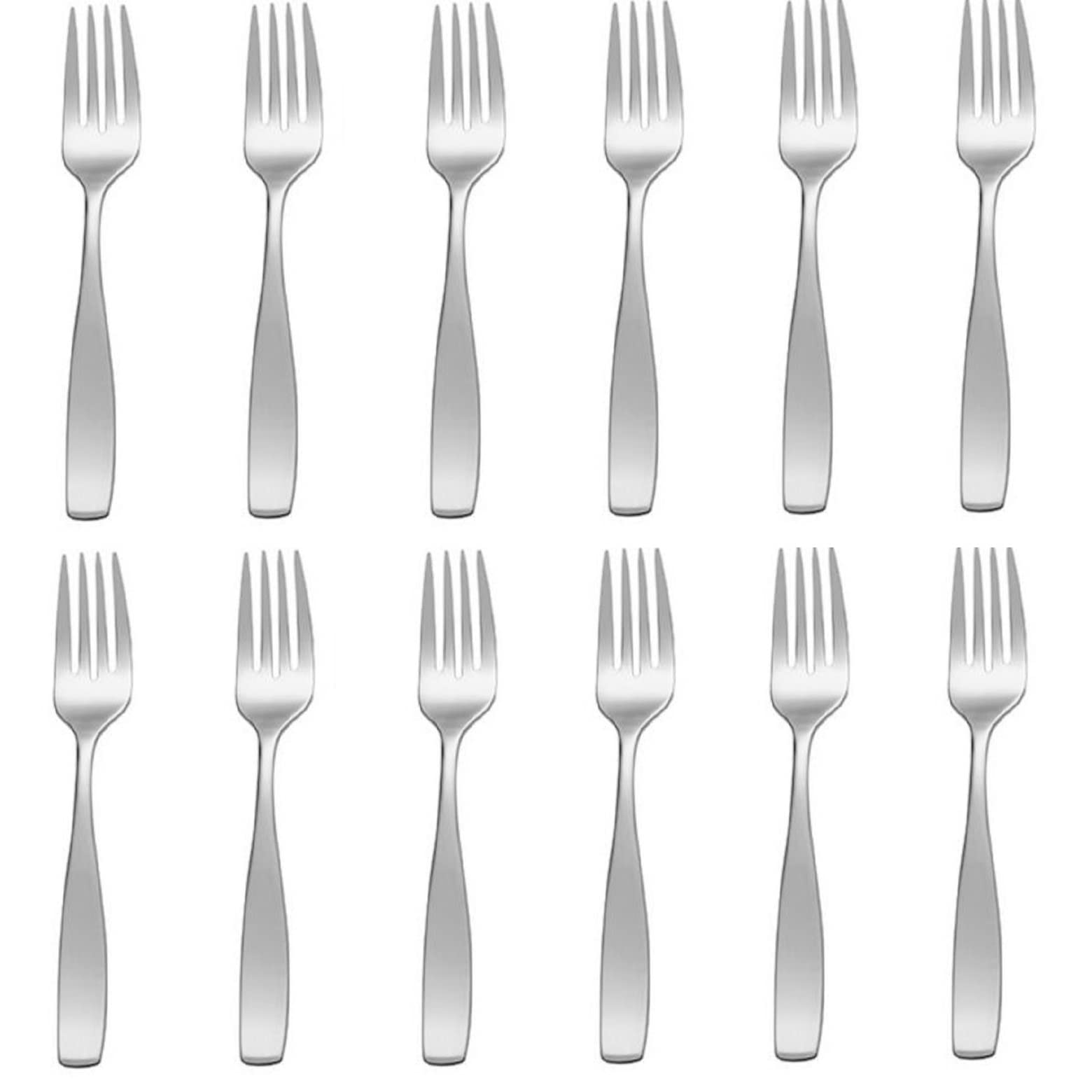 Mikasa Satin Loft 18/10 Stainless Steel Salad Fork (Set of Twelve)