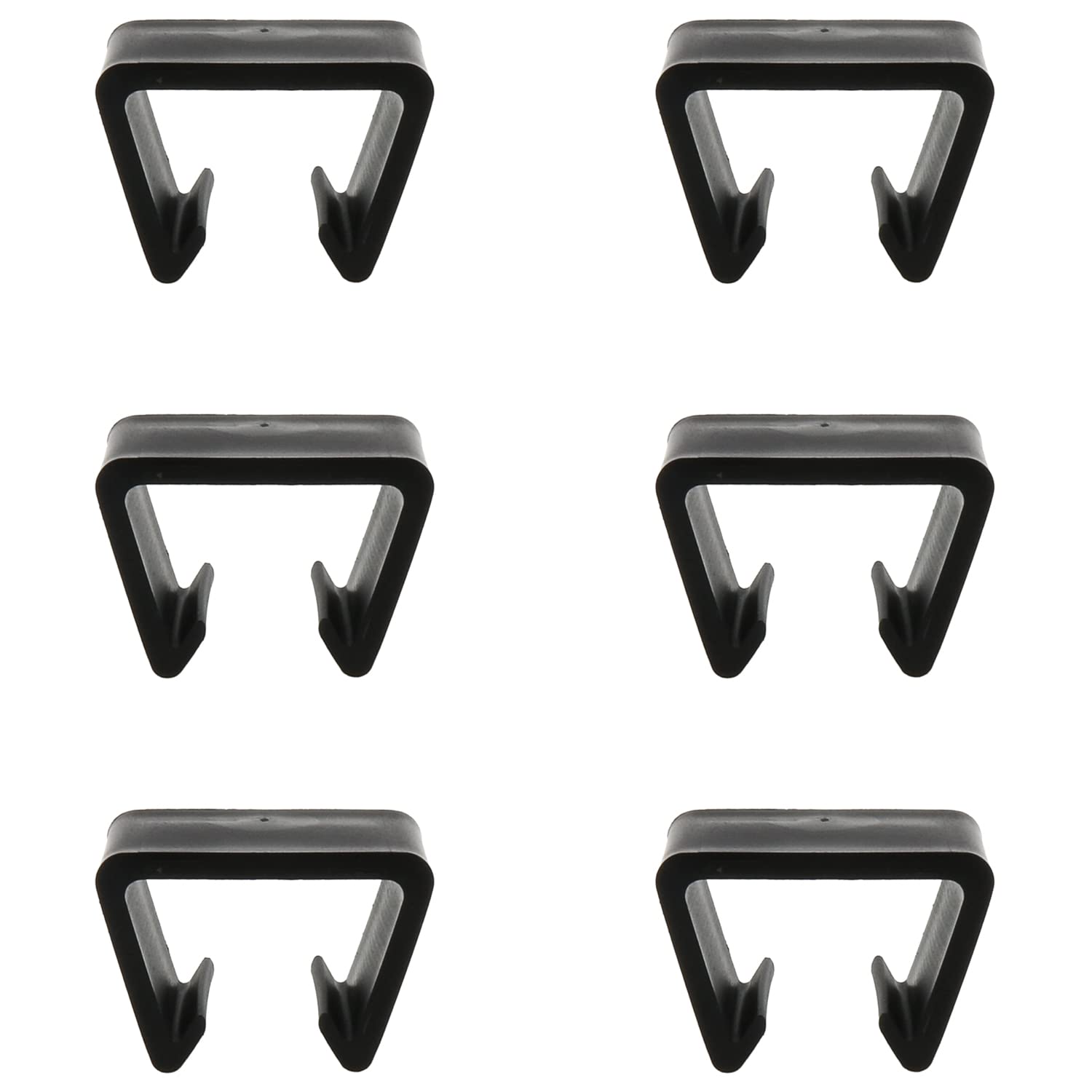 DGZZI 6pcs Outdoor Furniture Clips Patio Sofa Clips Black Plastic Chair Fasteners Connect Outdoor Couch Patio Furniture Inner Width 1.69"