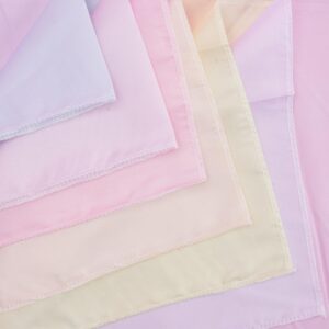 xo, Fetti Pastel Gradient Washable Tablecloth - 9 ft. | Birthday Party Decorations, Bachelorette Party Supplies, Rainbow Baby Shower, Pastel Preppy, Tableware