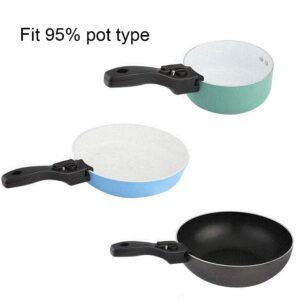 Removable Saucepan Handle, Bowl Pan Pot Anti Scalding Grip Handle Tool Replacement Suitable for Different Cookware