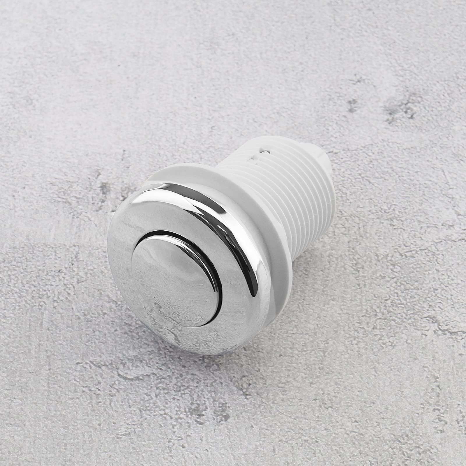 Create idea 2PCS 32mm Push Button Switch Garbage Disposer Air Switch Compatible with Garbage Processor Massage Bathtub Children's Toys White