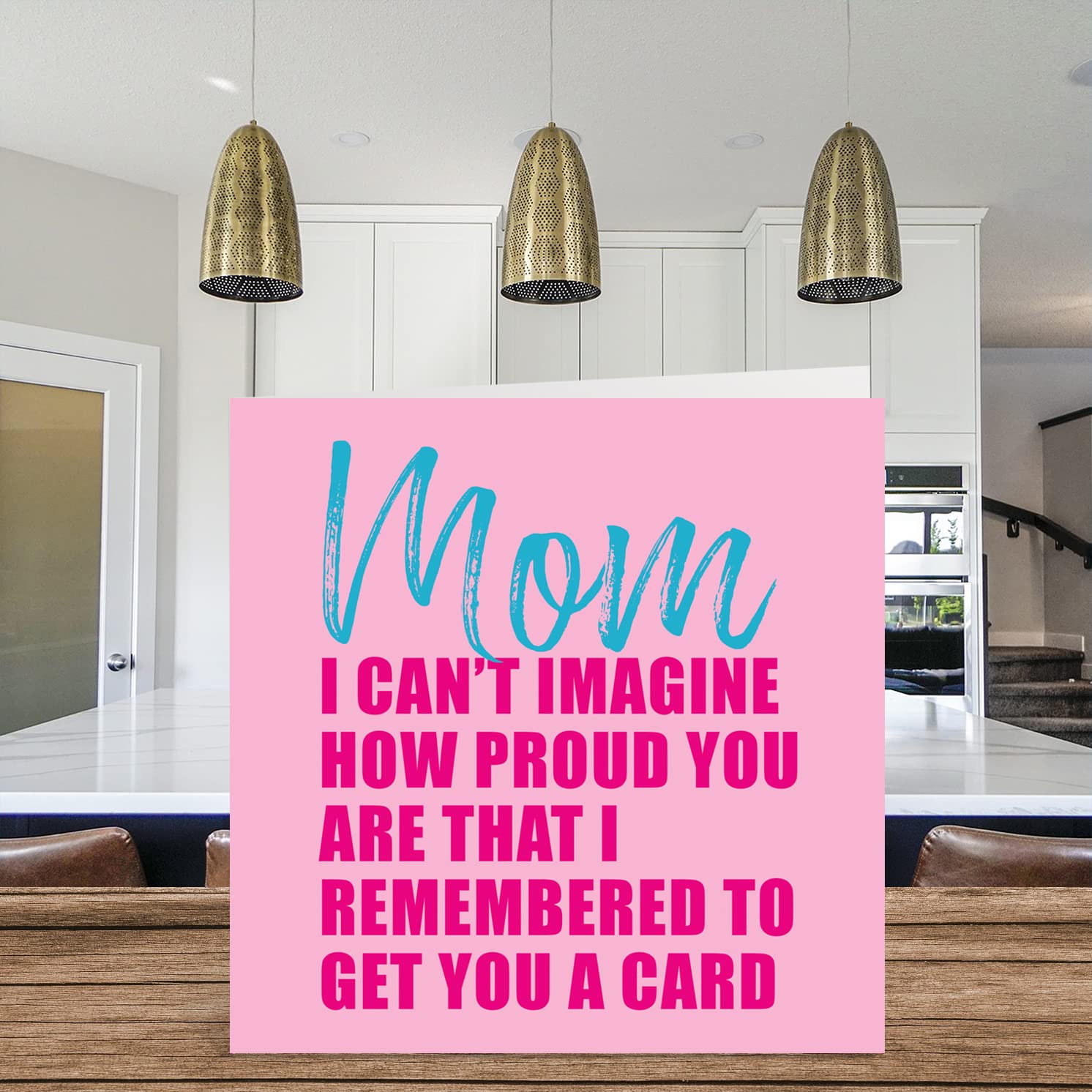 Stuff4 Funny Birthday Card for Mom - I Remembered - Rude Birthday Card for Mom Birthday Cards Gifts, 5.7 x 5.7 Inch Joke Humor Mother's Day Greeting Cards for Mama Mam Mum Mommy Mammy Mummy