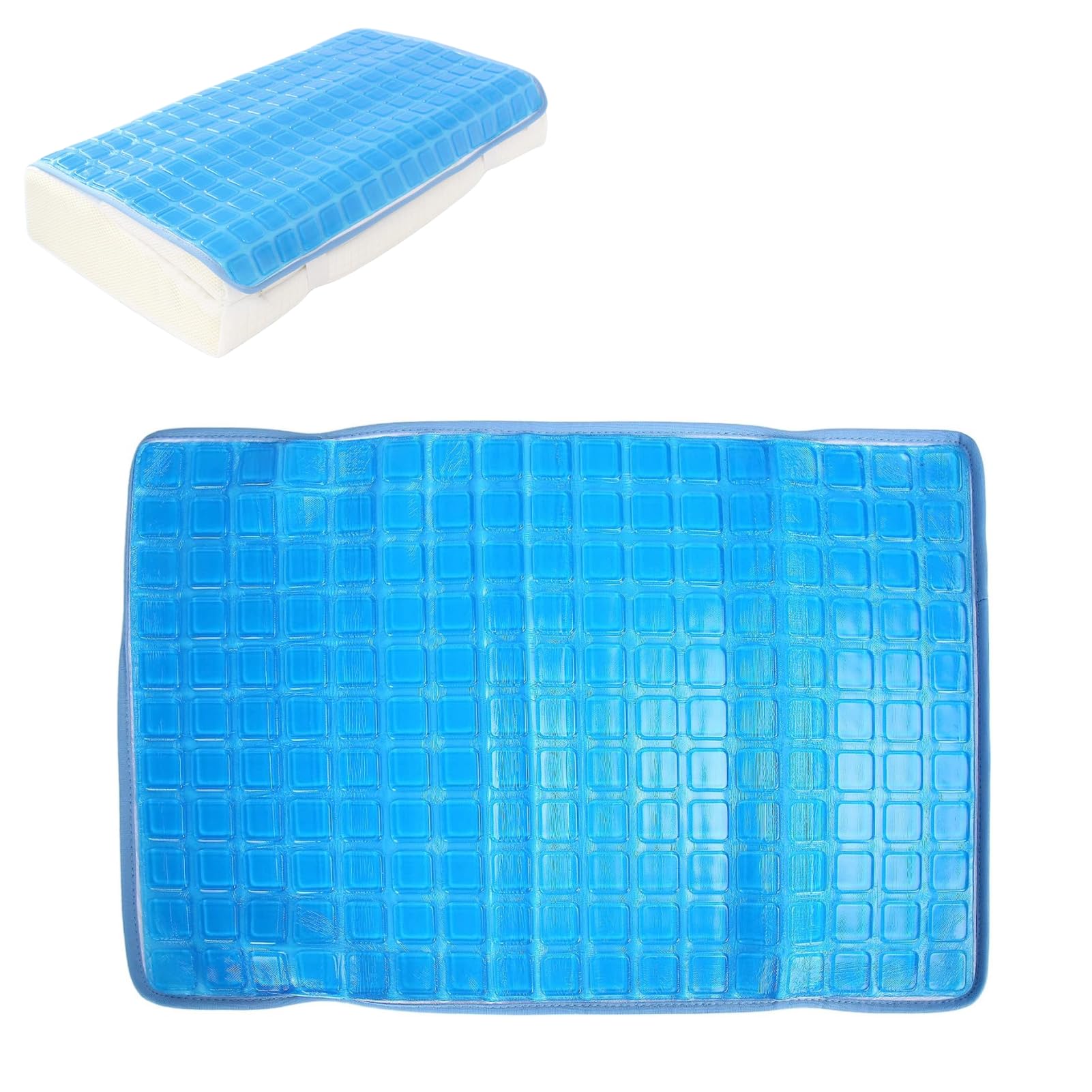 Gel Pillow Cooling Mat Cooling Gel Pad for Bed Pillow Summer Cushion Soft Flexible Foldable Pillow Mat for Sleeping