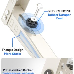 Toutgood Outdoor Mini Split Wall Mounting Bracket, Heavy-Duty Wall Bracket for 7000 Btu to 12000 Btu Ductless Mini Split Air Conditioner AC Heat Pump Systems , Max 400 Lb Capacity