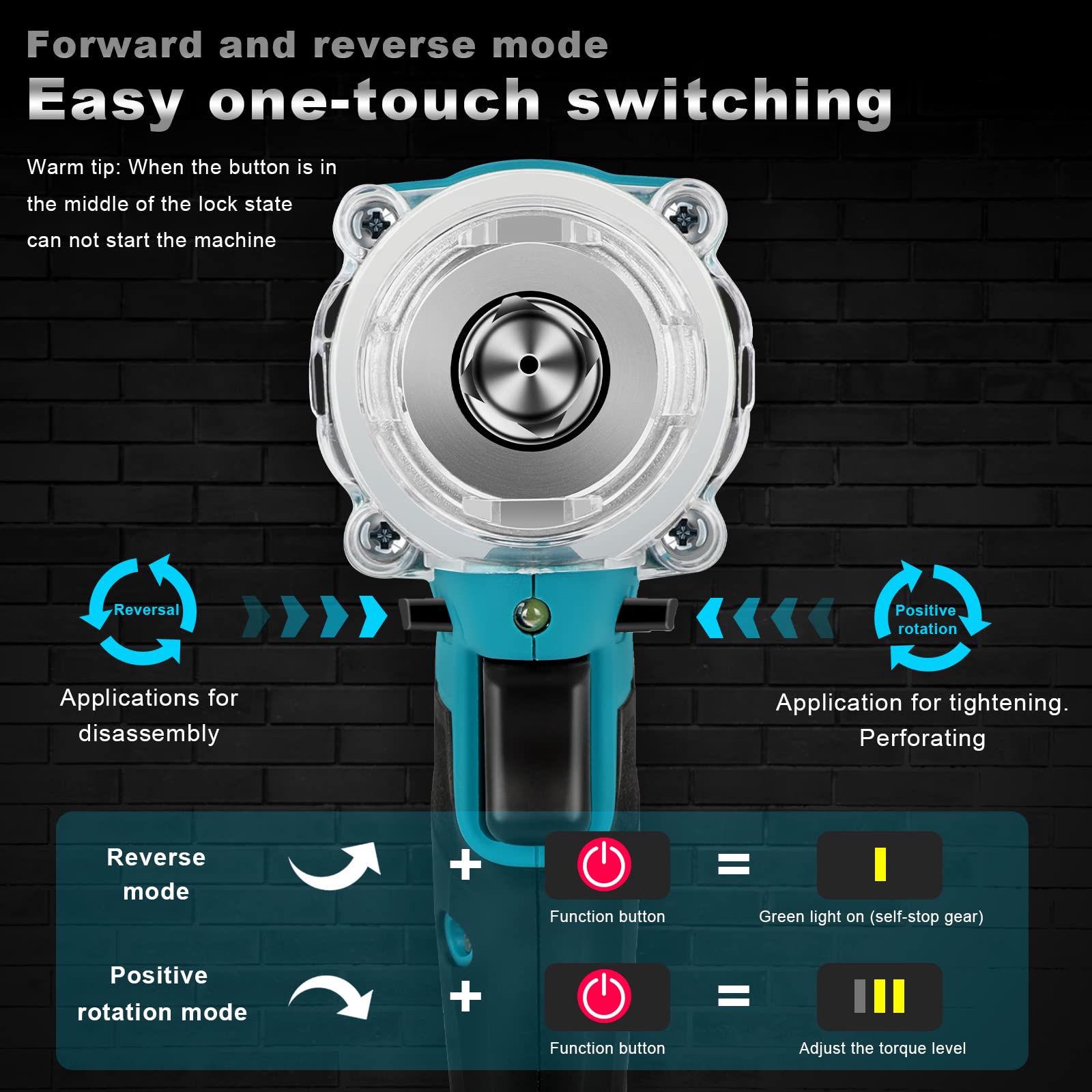 ARyee 21V Cordless Impact Wrench, Brushless Impact Wrench 1/2 inch Max Torque 650N.m, 2Pcs 5.5Ah Battery, 6 Sockets, Fast Charger and Tool Box, High Torque Power Impact Gun for Car/Home