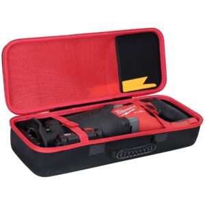 Khanka Hard Case Replacement for Milwaukee M18 Fuel Sawzall Brushless Cordless Reciprocating Saw 2821-20, Case Only