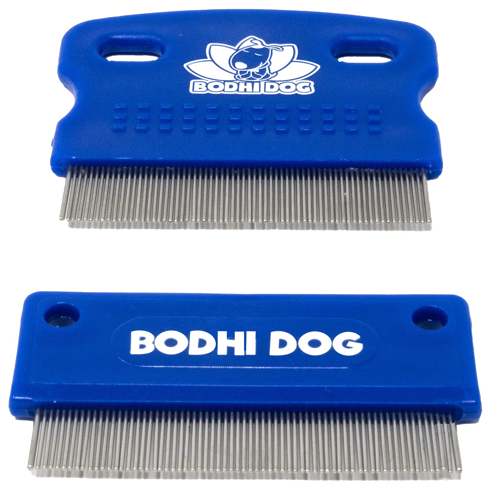 Bodhi Dog Tear Eye Combs | Removes Stains for Dogs and Cats | Clean and Remove Crust, Dirt, Buildup around Pet Eyes | Safe & Gentle on Delicate Fur | (Tear Eye Combs Bundle, Set of Two)