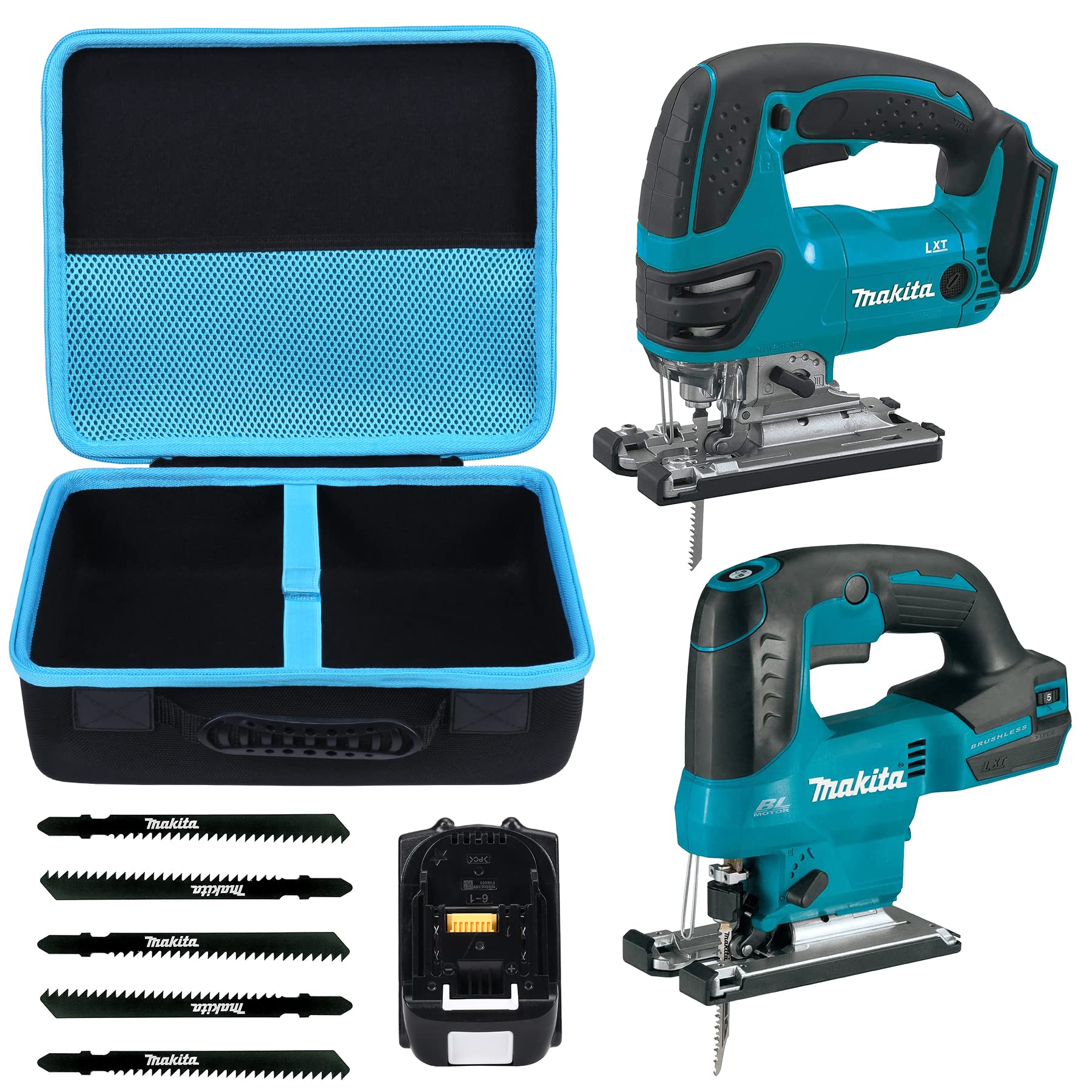 khanka Hard Case Replacement for Makita XVJ03Z 18V LXT Lithium-Ion Cordless Jig Saw, Case Only