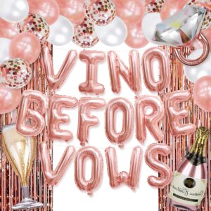 bachelorette party decorations supplies bridal shower decor vino before vows balloons bachelorette decorations bride to be decorations bachelorette balloons and veil bachlorette party naughty