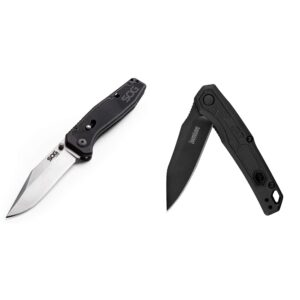 sog flare folding and pocket knife + kershaw appa folding tactical pocket knife