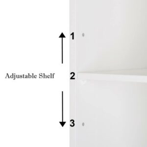 3 Tier Bathroom Wall Mount Medicine Cabinet w/Adjustable Shelves & Single Mirror