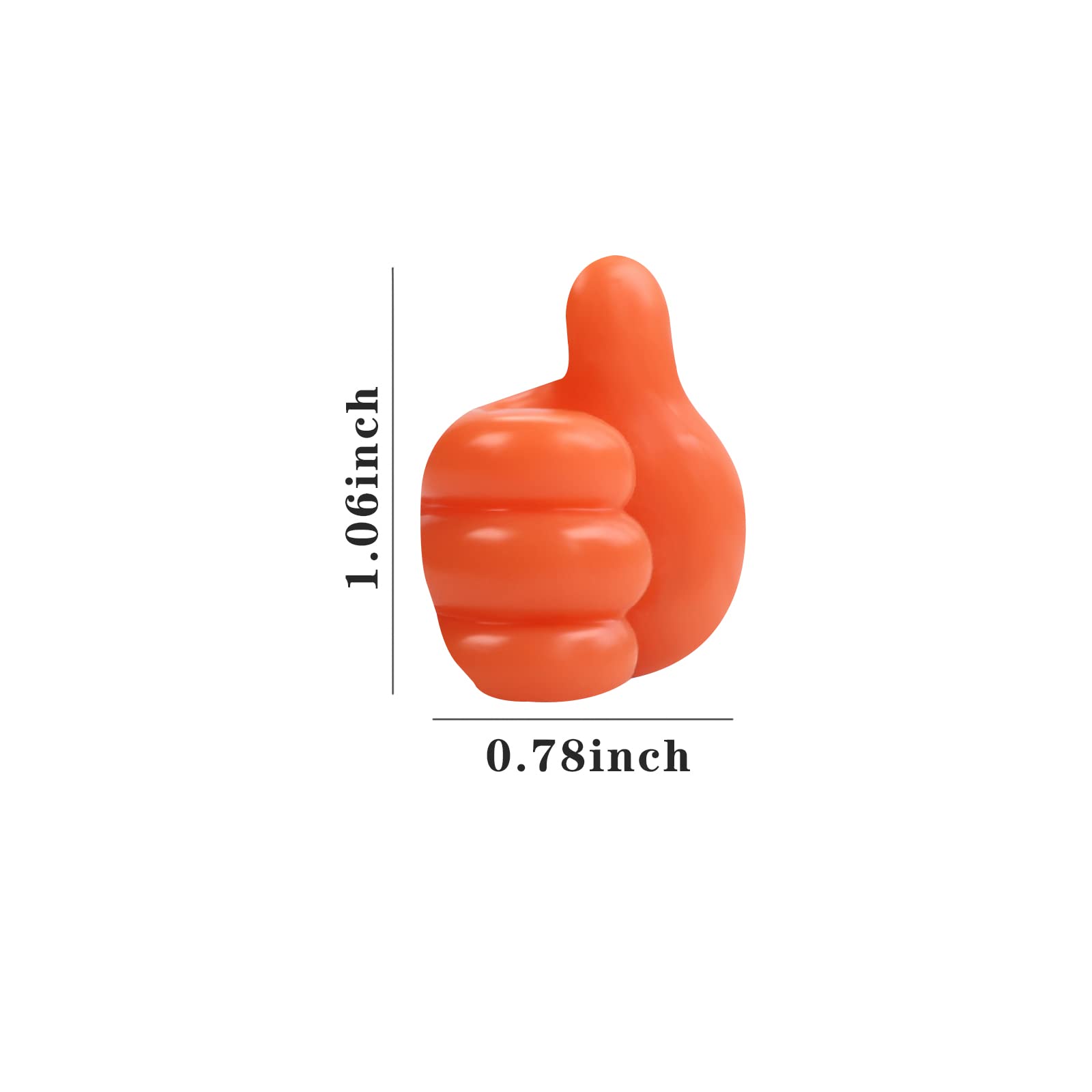 SUBANG 45 Pieces Silicone Thumb Hooks Self Adhesive Wall Decoration Hook Self Adhesive Key Hook Wall Hanger Multifunction Thumb Cable Clip