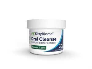 animalbiome cat prebiotic gut cleanse powder to support a healthy gut - kittybiome