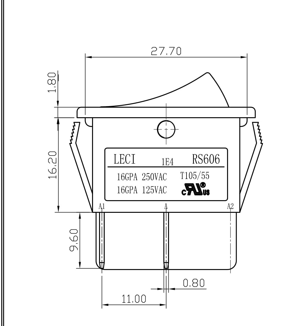 Popcorn Machine Replacement Master Switch for Benchmark USA machines - 2001