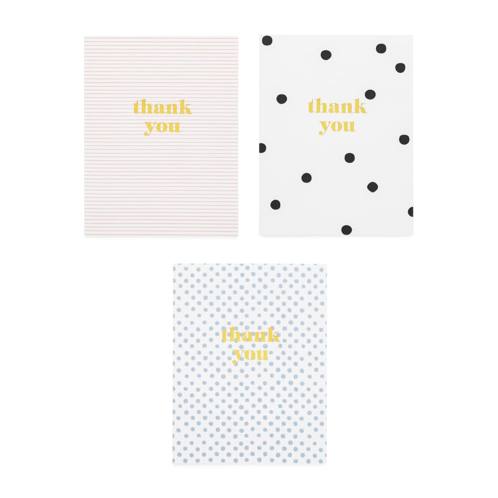 Sugar Paper Cards For Every Occasion Card Box, Greeting Card Assortment Box with Dividers, Set of 12 Greeting Cards and Envelopes, Birthday Cards, Thank You Cards, Generic Cards, Blank Inside, 6.25" x