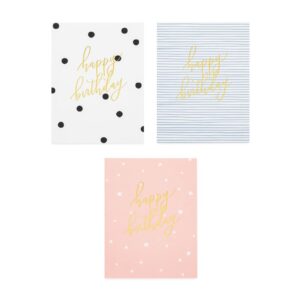 Sugar Paper Cards For Every Occasion Card Box, Greeting Card Assortment Box with Dividers, Set of 12 Greeting Cards and Envelopes, Birthday Cards, Thank You Cards, Generic Cards, Blank Inside, 6.25" x