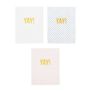 Sugar Paper Cards For Every Occasion Card Box, Greeting Card Assortment Box with Dividers, Set of 12 Greeting Cards and Envelopes, Birthday Cards, Thank You Cards, Generic Cards, Blank Inside, 6.25" x