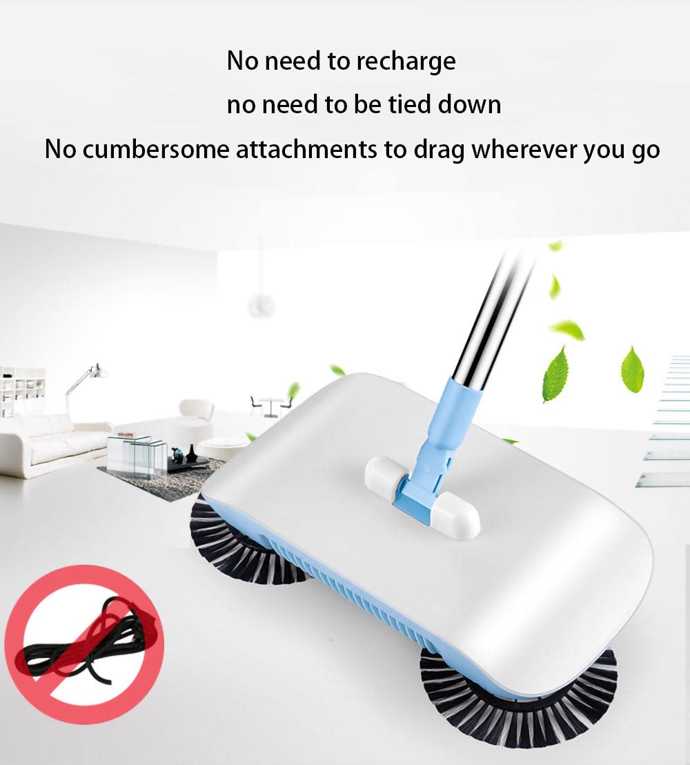 FEMUN,Broom and Dustpan,Broom and Dustpan Set,Broom with Dustpan Combo Set,Broom/mop/dust pan 3 in 1,Sweeping and Mopping in one,Hand Sweepers - Suitable for Home, Office, Hall, Outdoor